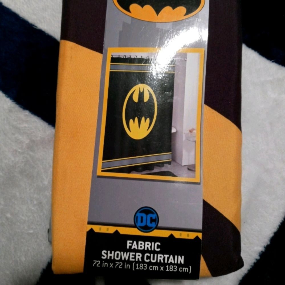 Batman fabric shower curtain